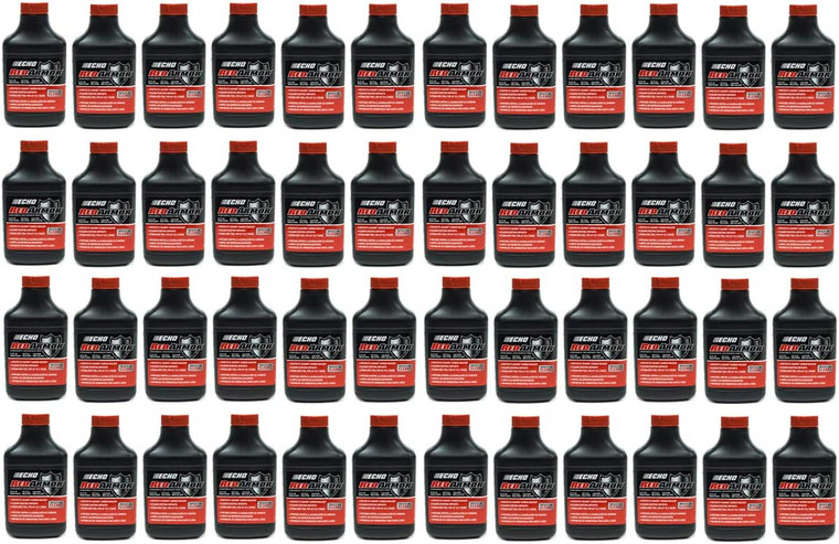 48 Pack of Echo Red Armor 2-Stroke Engine Oil 5.2 oz Bottle 50:1 Mix for 2 Gallons 6550002