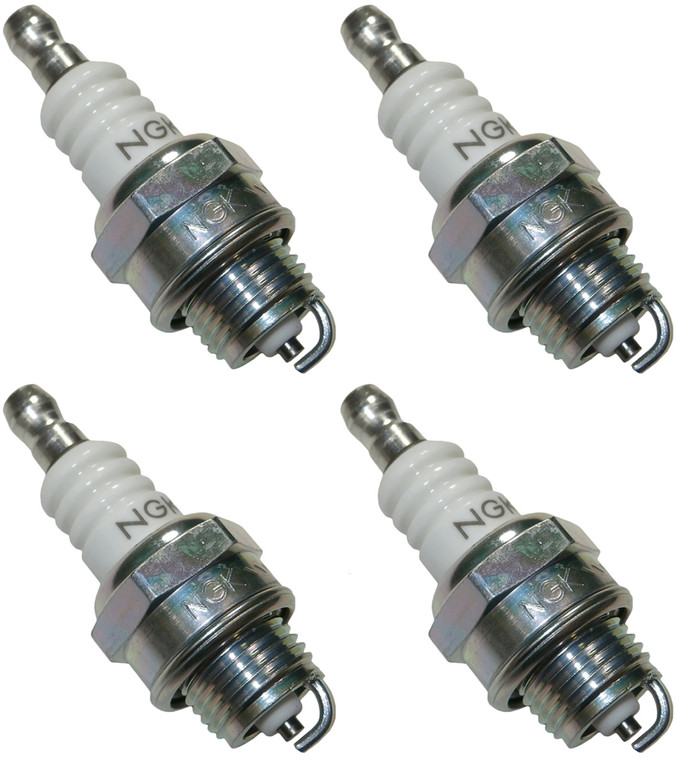 NGK 4 Pack of Genuine OEM Standard Spark Plugs # BPM7A-4PK