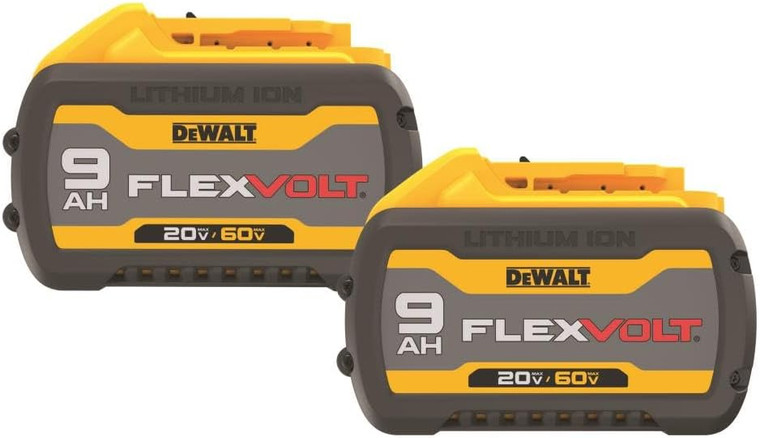 DeWalt 2 Pack Genuine OEM 20/60V Max Flexvolt Li-Ion 9.0ah Batteries - N805500-2PK - view 5