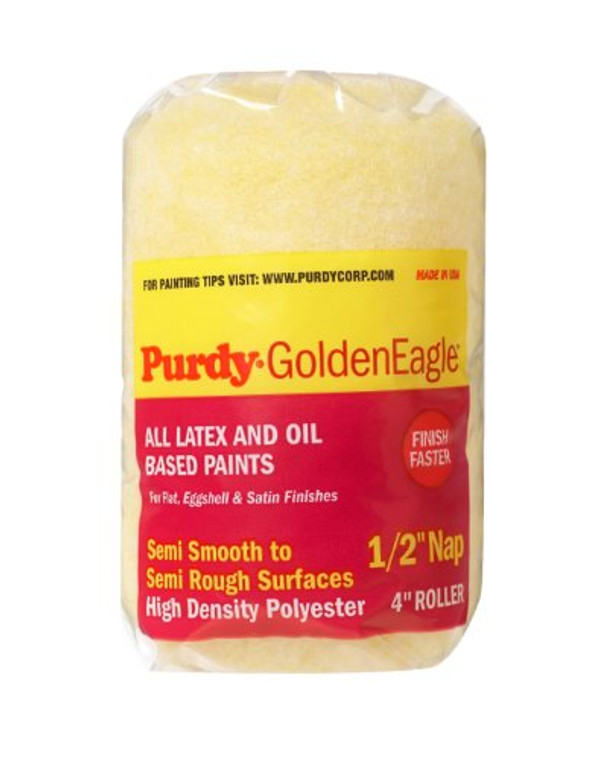 Purdy 140786604 Roller Cover, 4 inch x 1/2 inch nap