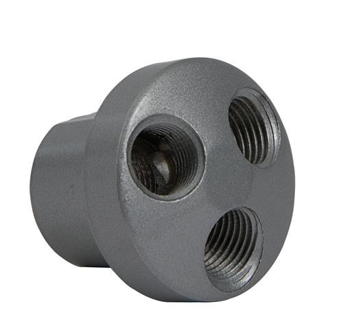 Bostitch 3Way-RND Round 3-Way Manifold, 1/4-Inch - 3WAY-RND - view 3