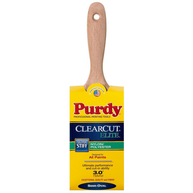 Genuine Purdy Clearcut Elite Pip Angular 3" Paint Brush 144324830