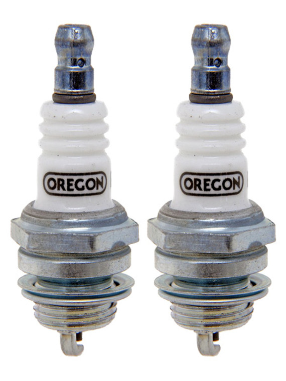 Oregon (2 Pack) 77-311-1-2PK Spark Plug - Champ CJ6Y, Bosch WS5F, NGK BPM7A