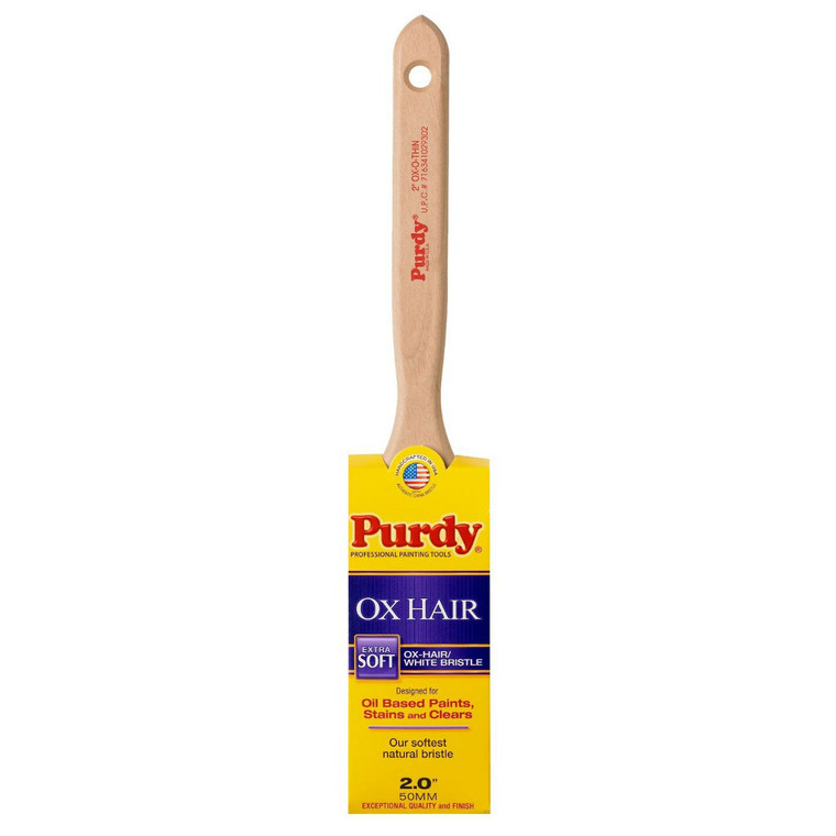 Genuine Purdy Ox-O-Thin Flat 2" Paint Brush 144300020