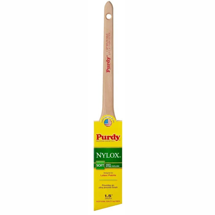 Genuine Purdy Nylox Dale Angular 1-1/2" Paint Brush 144080215