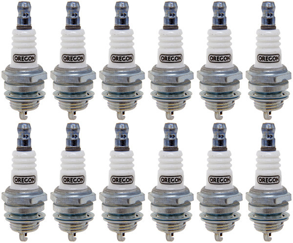 Oregon 12 Pack 77-310-1-12PK Spark Plug - Bosch W8DC Champ N11YC NGK BP5ES