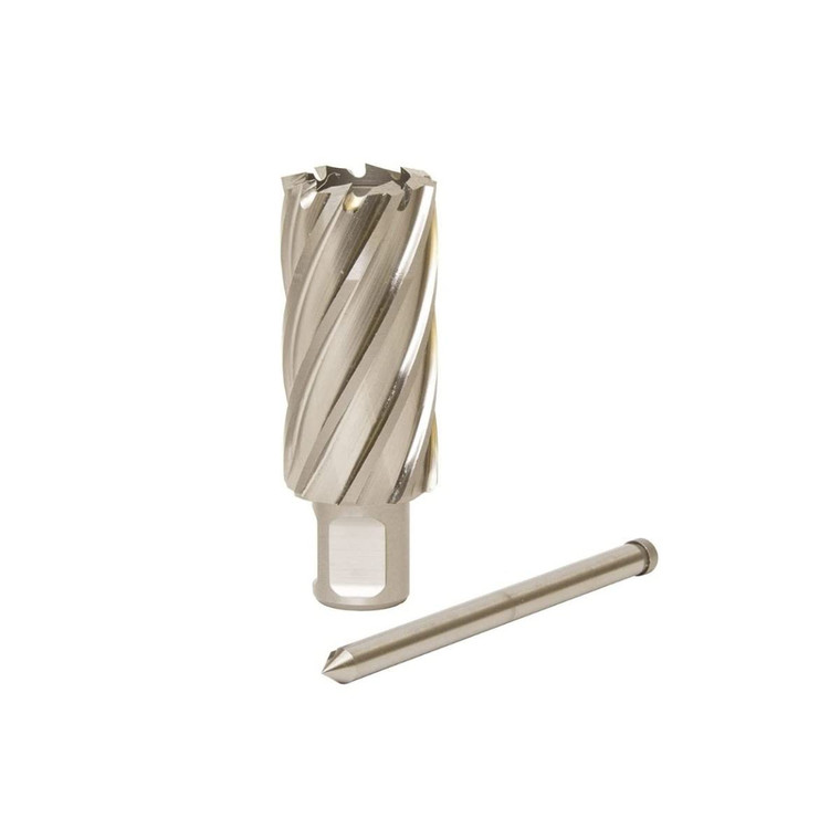 Jancy Slugger by Fein HSS Nova Annular Cutter with Centering Pin - 3/4" Straight Shank, 2" Depth, 9/16" Diameter # 63134143042