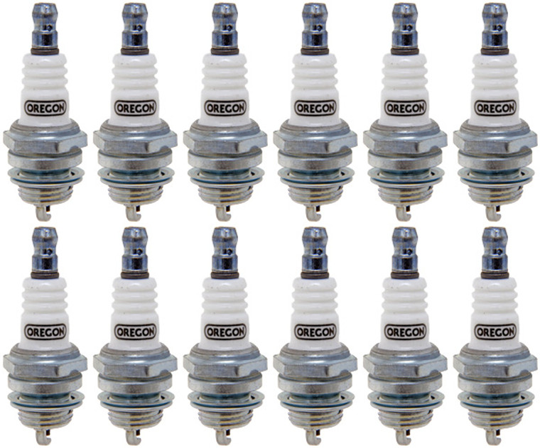 Oregon 12 Pack 77-318-1-12PK Spark Plug Bosch HS8E Champion DJ7Y NGK BPM6F