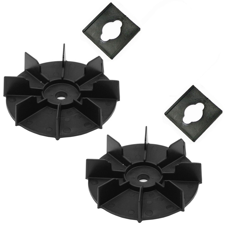 Black and Decker 2 Pack of Genuine OEM Fans + Blade Insulators # COMBO00239