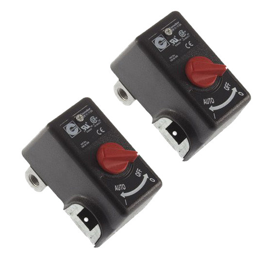 DeWalt D55168 2 Pack Genuine OEM Air Compressor Pressure Switches - A21107-2PK