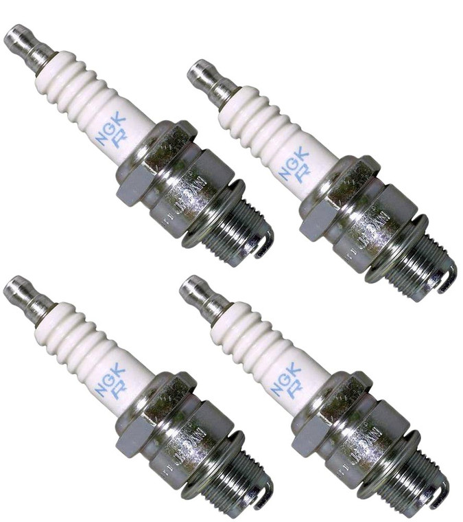 NGK 4 Pack of Genuine OEM Standard Spark Plugs - BR8ES-4PK