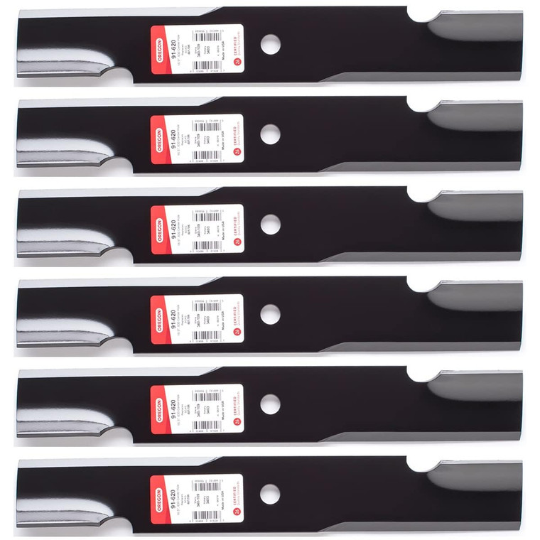 Oregon 6 Pack of Genuine OEM Replacement Mower Blades # 91-620X-6PK