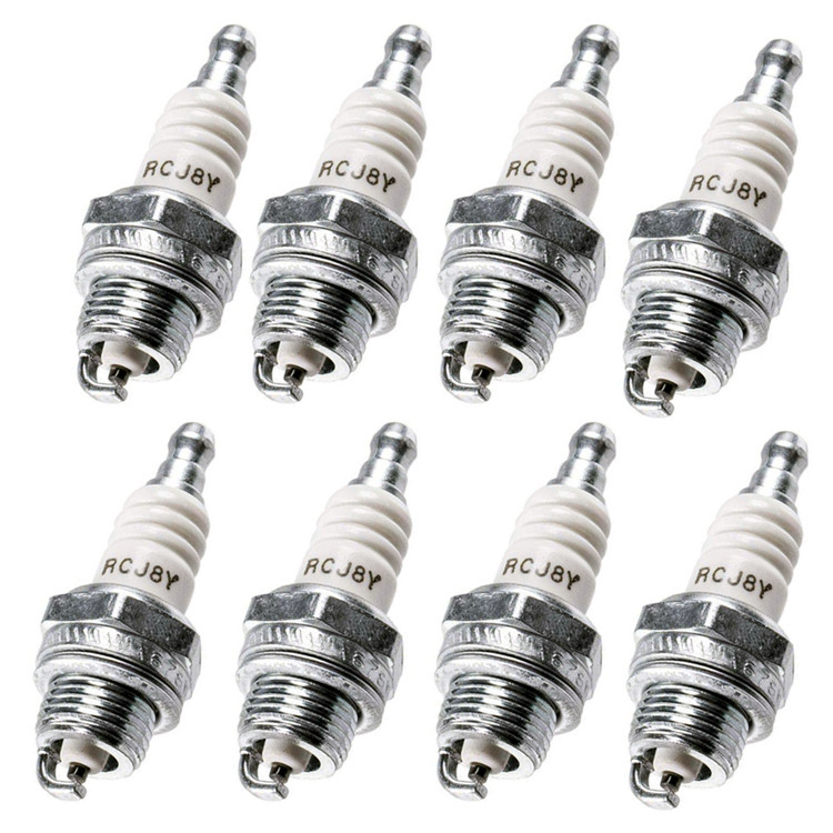 Champion 8 Pack of Genuine OEM Spark Plugs - RCJ8Y-8PK