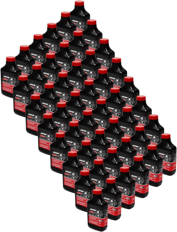 48 Pack of Echo Red Armor 2-Stroke Engine Oil 6.4 oz Bottle 50:1 Mix for 2.5 Gallons 6550025