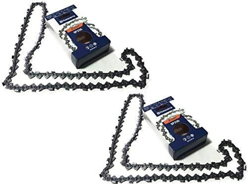 Husqvarna Genuine OEM 2 Pack 20" X-CUT SP33G, .325" pitch, .050 gauge 80DL Chainsaw Chains - 581643680-2PK