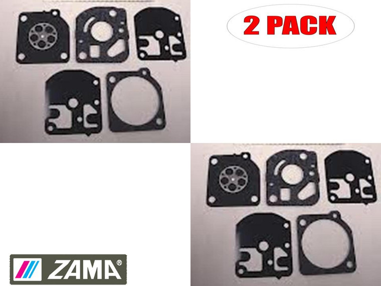 Zama 2 Pack Carb Gasket & Diaphragm Kits - GND-68-2PK