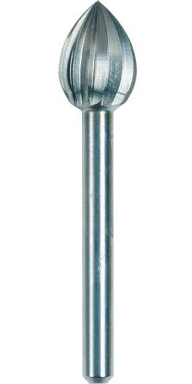 Dremel 144 Cutter, 5/16 in Dia, 1-1/2 in L, 1/8 in Dia Shank, HSS