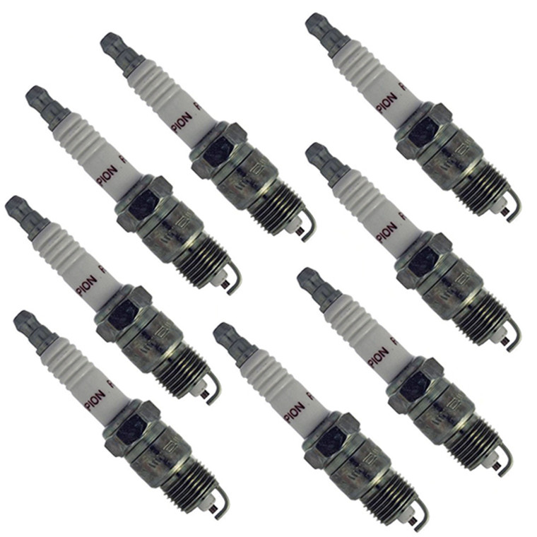 Champion 8 Pack of Genuine OEM (18S) Spark Plugs # RV15YC4-8PK