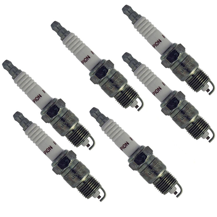 Champion 6 Pack of Genuine OEM (18S) Spark Plugs # RV15YC4-6PK