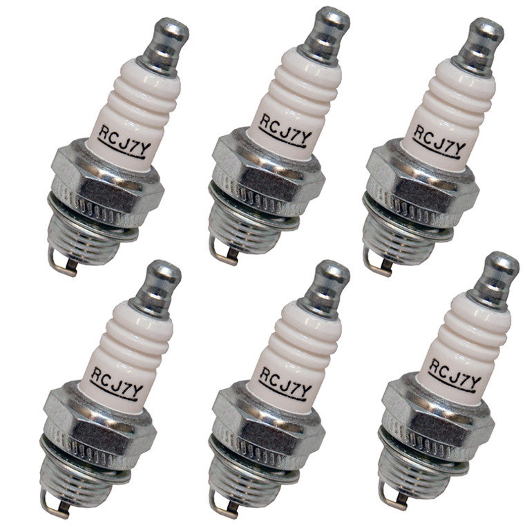Champion 6 Pack of Genuine OEM Spark Plugs # RCJ7Y-6PK