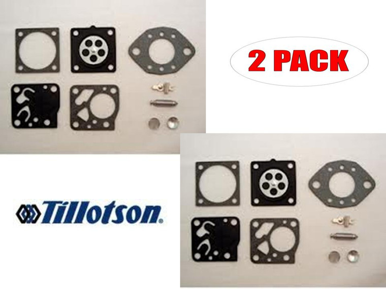 Tillotson 2 Pack Of RK-14HU Carburetor Repair Kits # RK-14HU-2PK