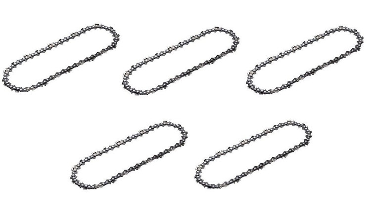 Black and Decker 5 Pack of Genuine OEM Replacement Cutting Chains # RC600-5PK