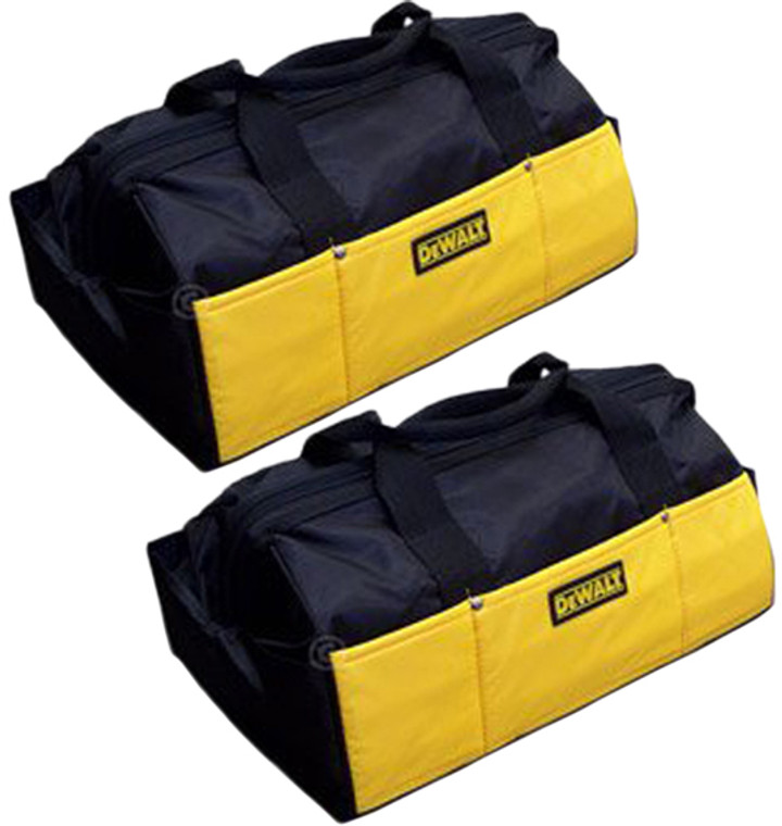DeWalt (2 Pack) Ballistic Nylon Contractors Tool Bag # DCK019-2PK