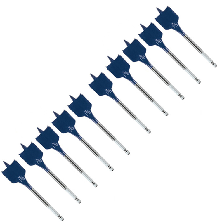 Bosch 10 Pack of 1-3/8 In. x 6 In. Daredevil Spade Bits # DSB1019B-10PK