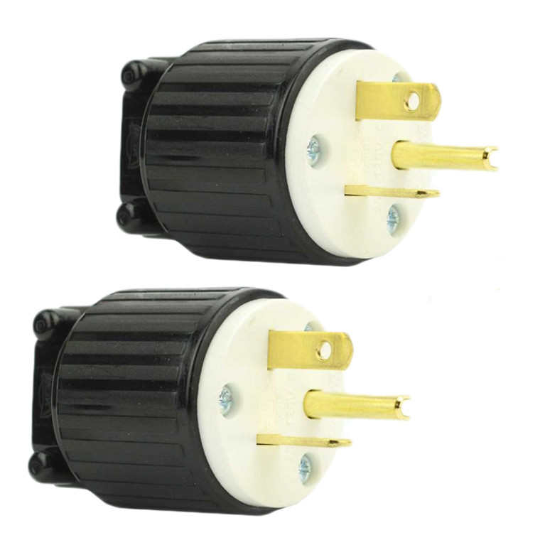 Superior Electric (2 Pack) Plug 3 Wire, 20 Amps, 125V, NEMA 5-20P # YGA021-2PK