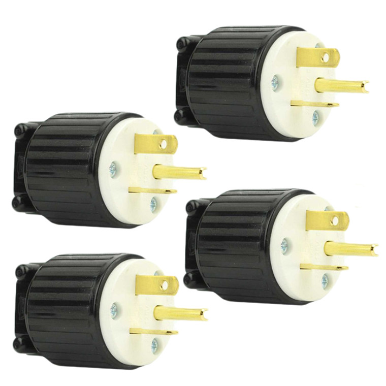 Superior Electric (4 Pack) Plug 3 Wire, 20 Amps, 125V, NEMA 5-20P # YGA021-4PK