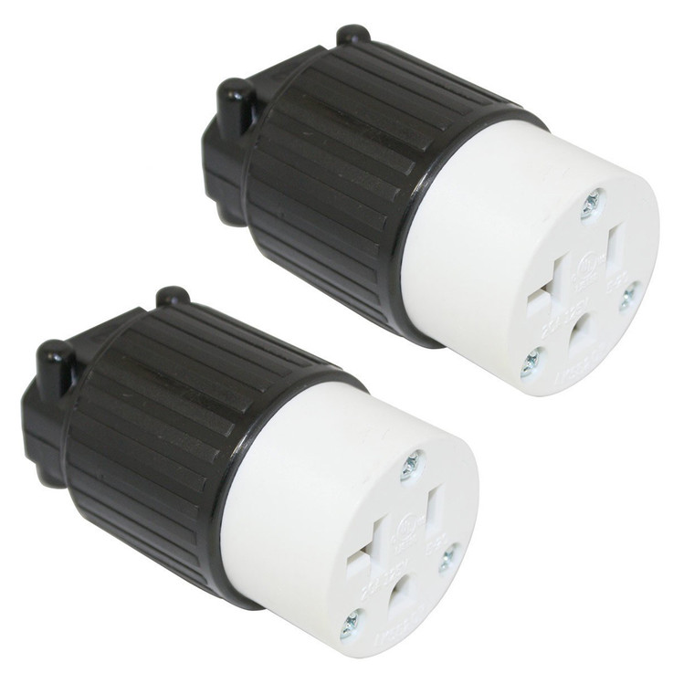 Superior Electric (2 Pack) Receptacle 3 Wire, 20 Amps, 125V, YGA021F-2PK