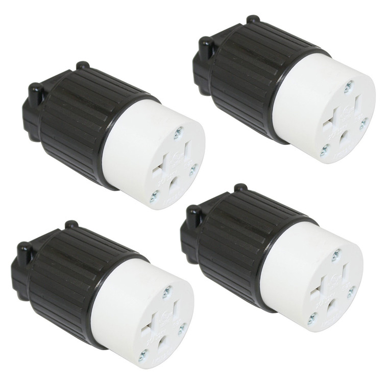 Superior Electric (4 Pack) Receptacle 3 Wire, 20 Amps, 125V, YGA021F-4PK