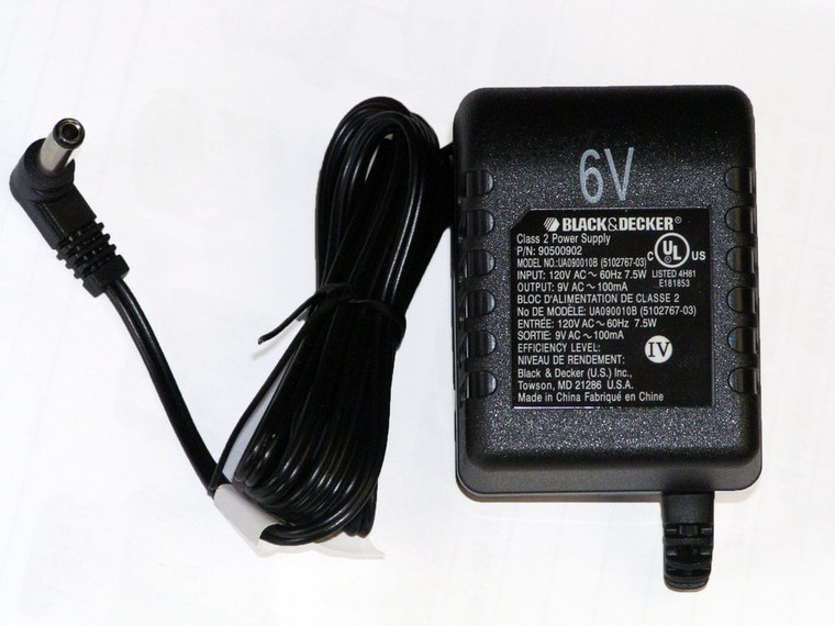 Black and Decker Genuine OEM Replacement Charger # 90593015-03