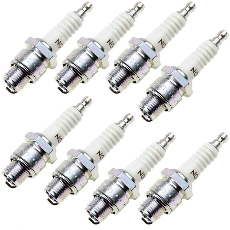 NGK 8 Pack of Genuine OEM Spark Plugs # BP8H-N-10-8PK