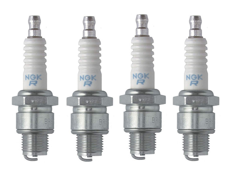 NGK 4 Pack of Genuine OEM Replacement Spark Plugs # BR6HS-4PK