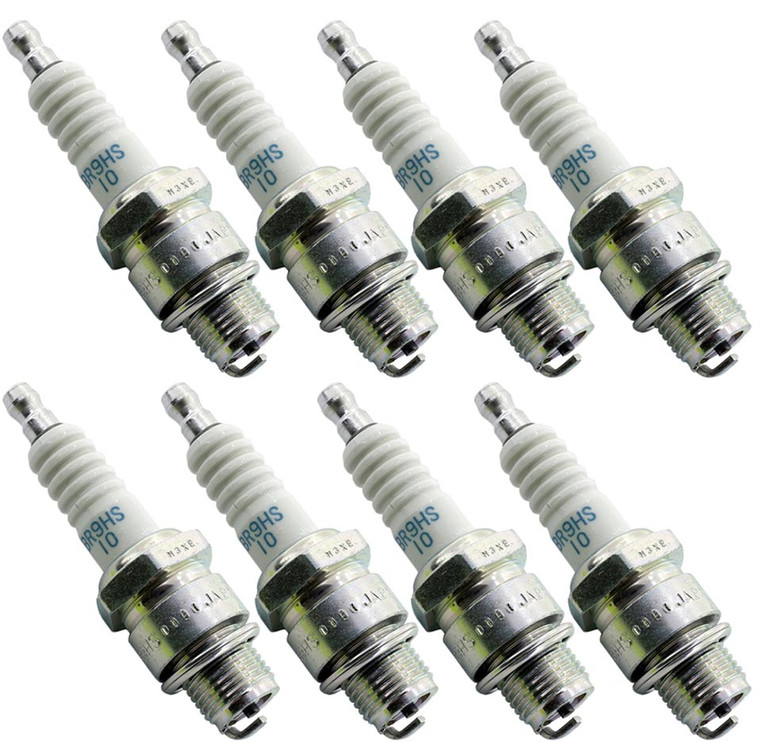 NGK 8 Pack of Genuine OEM Standard Spark Plugs # BR9HS-10-8PK