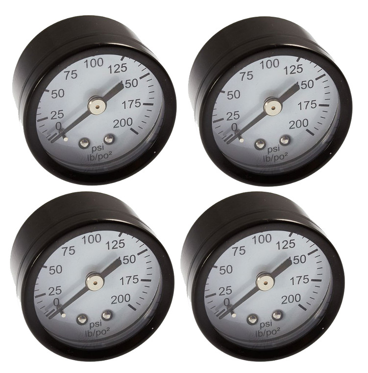 DeWalt D55155/D55152 Compressor (4 Pack) Replacement Gauge - A15699-4PK