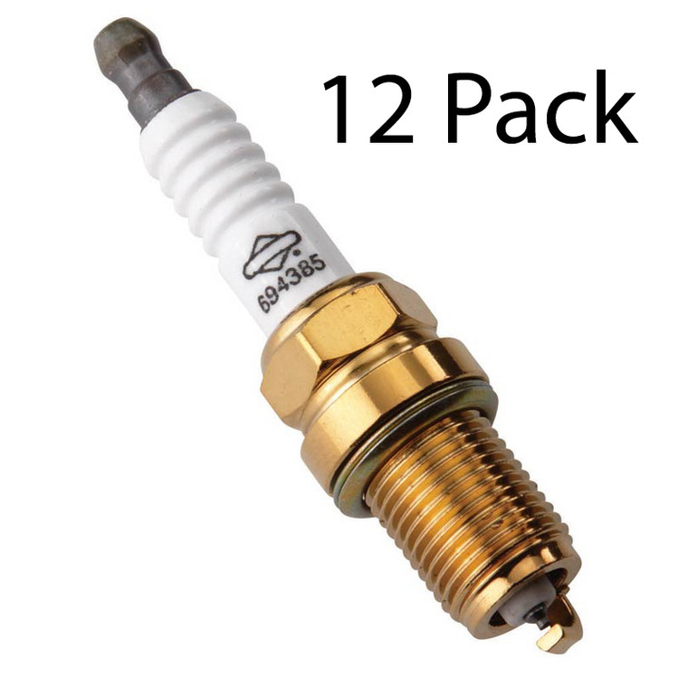 Briggs and Stratton 12 Pack of Genuine OEM Spark Plugs - 694385-12PK