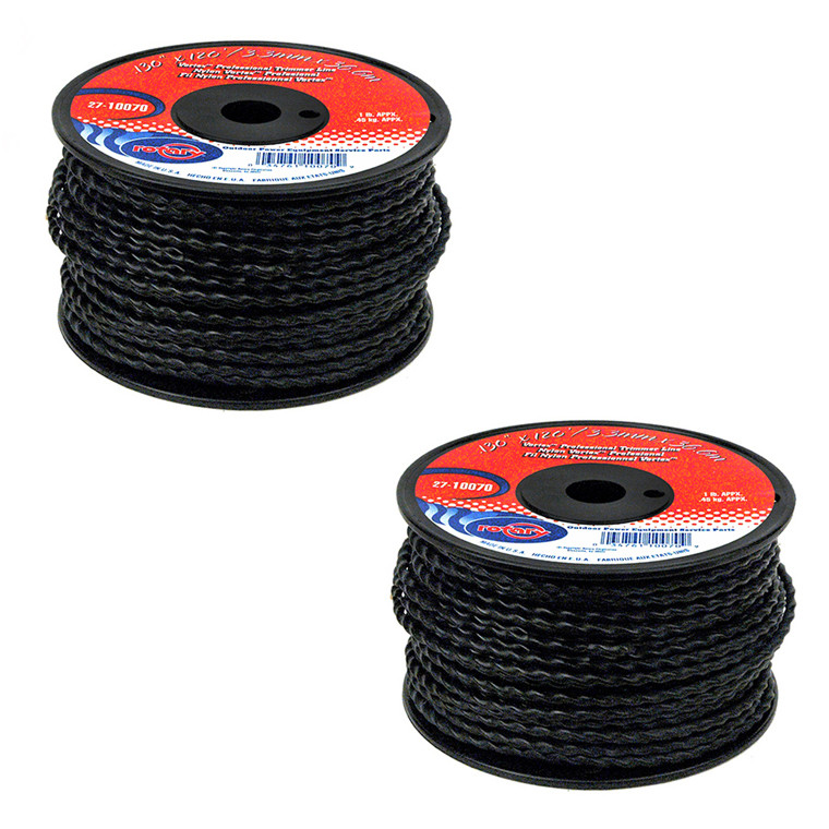 Rotary 2 Pack of Replacement Line Trimmer Spools For String Trimmers # 10070-2PK