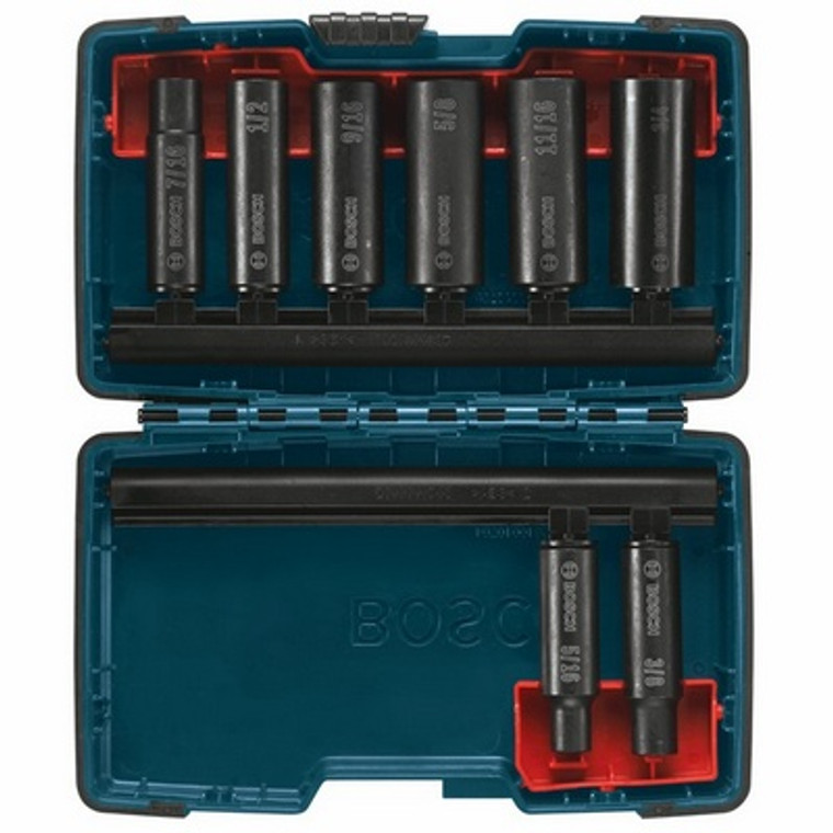 Bosch Genuine OEM Replacement 8Pc 3/8" Deep Well Socket Set # 27285