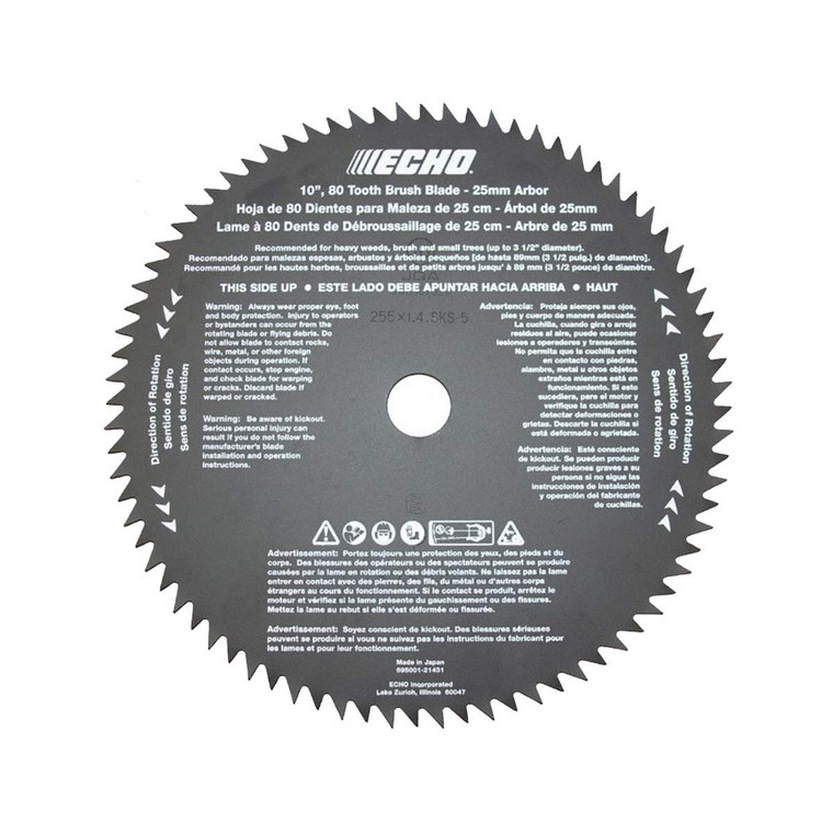 Echo Genuine OEM Replacement Circular Saw Blade # 69500121431