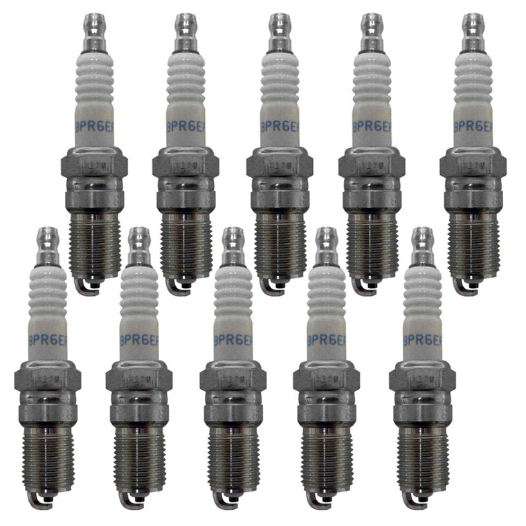 NGK 10 Pack of Genuine OEM (6222) Spark Plugs - BPR6EFS-10PK - view 3