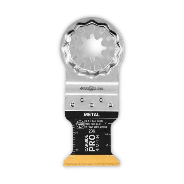Fein 1 Pack of StarLock E-Cut Bi-Metal Carbide 1-1/4" x 1-5/8" Oscillating Saw Blade Pack # 63502236270-2PK