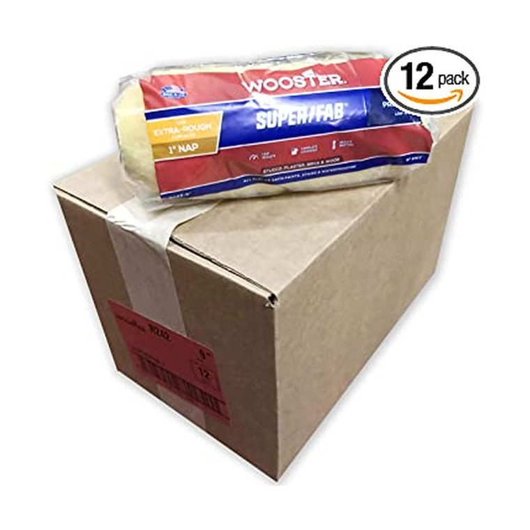 Wooster Genuine 9" Super/Fab 1" Nap 12-Pack Roller Cover - R242-9-12PK