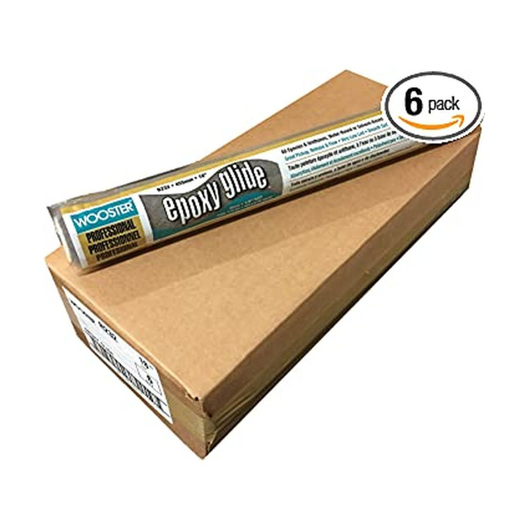 Wooster Genuine 18" Epoxy Glide Roller Cover 6-Pack, R232-18-6PK