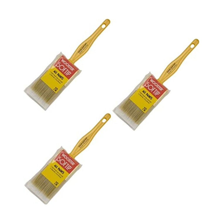 Wooster Genuine 2" Softip Paintbrush 3-Pack, Q3108-2-3PK