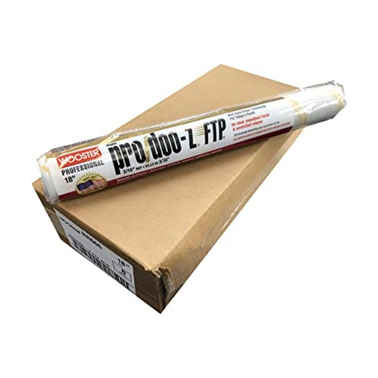 Wooster Genuine 18" Pro/Doo-Z FTP 3/16" Nap 6-Pack Roller Cover - RR665-18-6PK