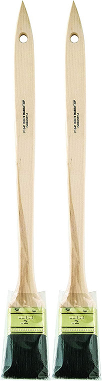 Wooster Genuine 2" Bent Radiator Paintbrush - Natural Bristle 2-Pack # F1841-2-2PK