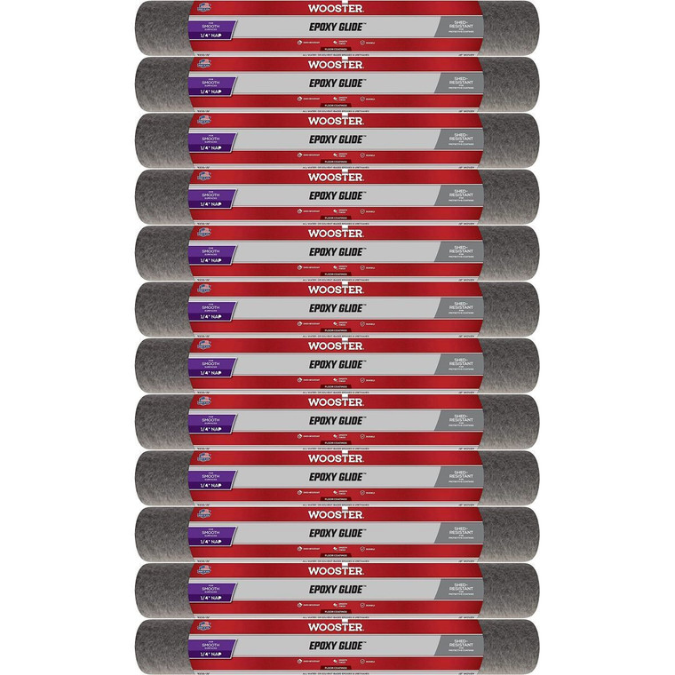 Wooster Genuine 18" Epoxy Glide Roller Cover 12-Pack, R232-18-12PK