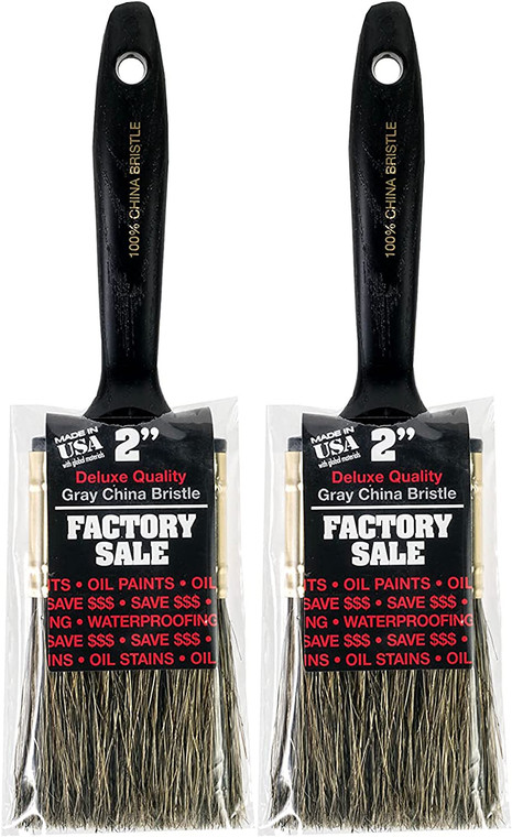Wooster Genuine 2" Factory Sale Synthetic China Bristle Paintbrush 2-Pack # Z1101-2-2PK